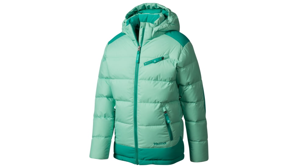 Marmot Demo, Girl's Sling Shot Jacket, Green Frost/Gem Green, M 76670-4403-DEMO