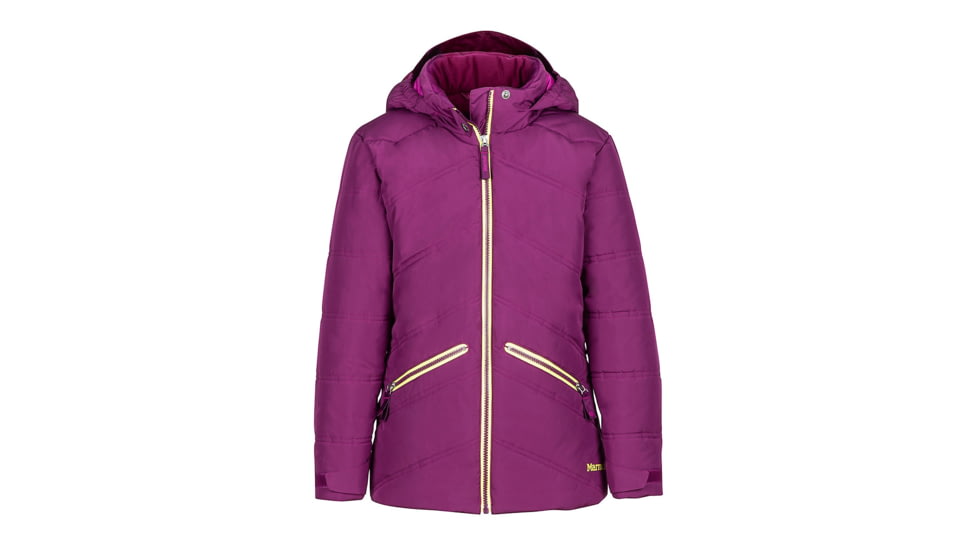 Marmot Demo, Girl's Val D'Sere Jacket, Deep Plum, M, 76680-6177-DEMO
