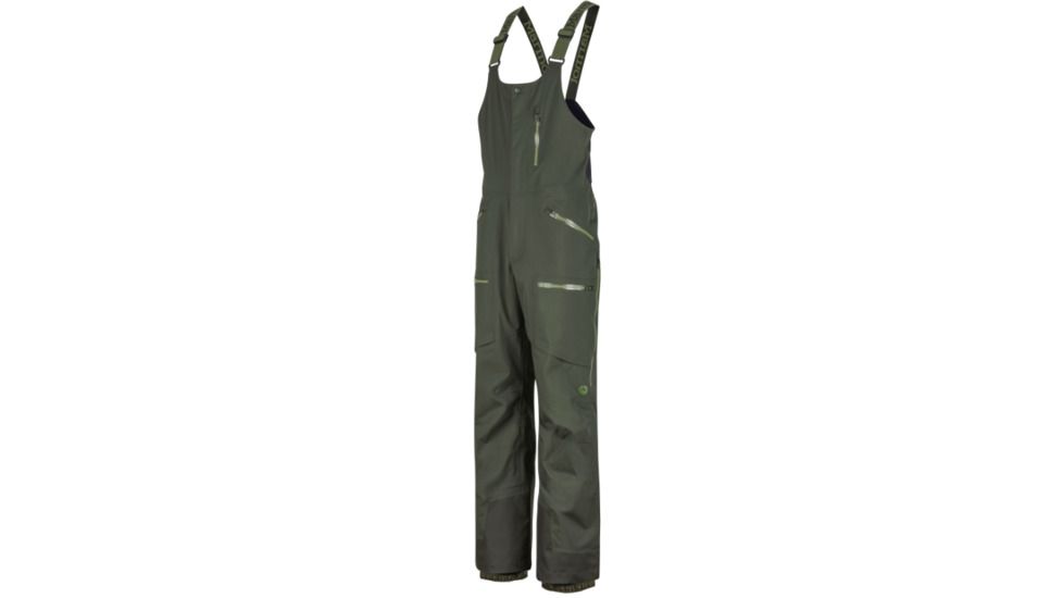 Marmot Discovery Bib - Mens, Rosin Green, Large, 73950-7764-L