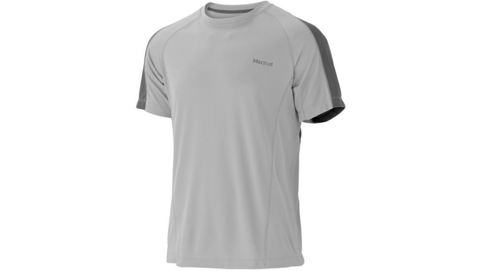 Marmot Doctor D SS - Men's-Mirage Grey/ Gargoyle-Medium