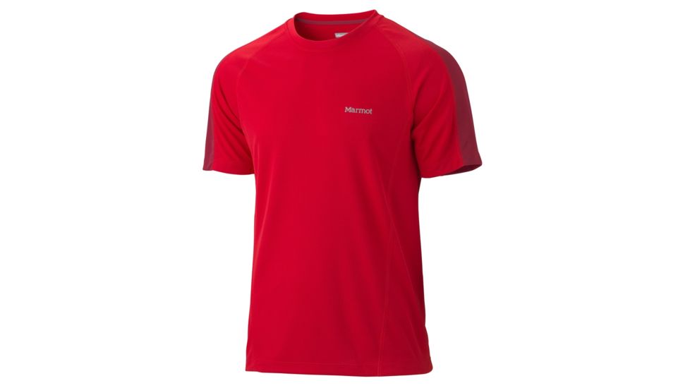 Marmot Doctor D SS - Men's-X-Large-Team Red/Brick