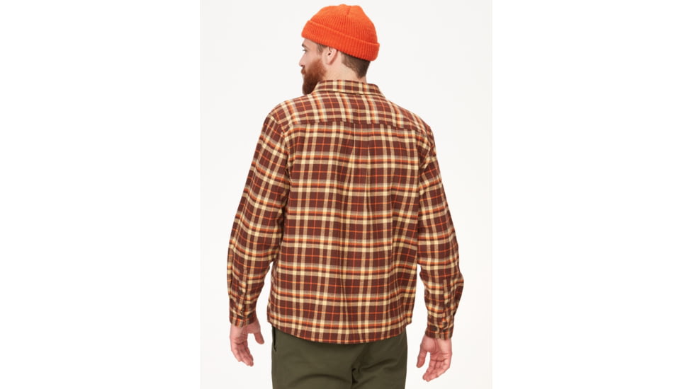 Marmot Doran Midweight Flannel Long Sleeve - Mens, Chocolate, 2XL, M14661-22262-XXL