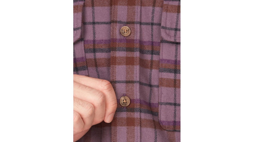 Marmot Doran Midweight Flannel Long Sleeve - Mens, Hazy Purple, Medium, M14661-22259-M