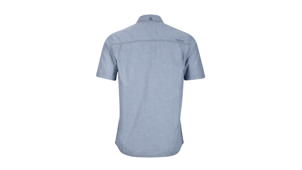 Marmot Dorset Short Sleeve Shirt - Men's-Vintage Navy-Small