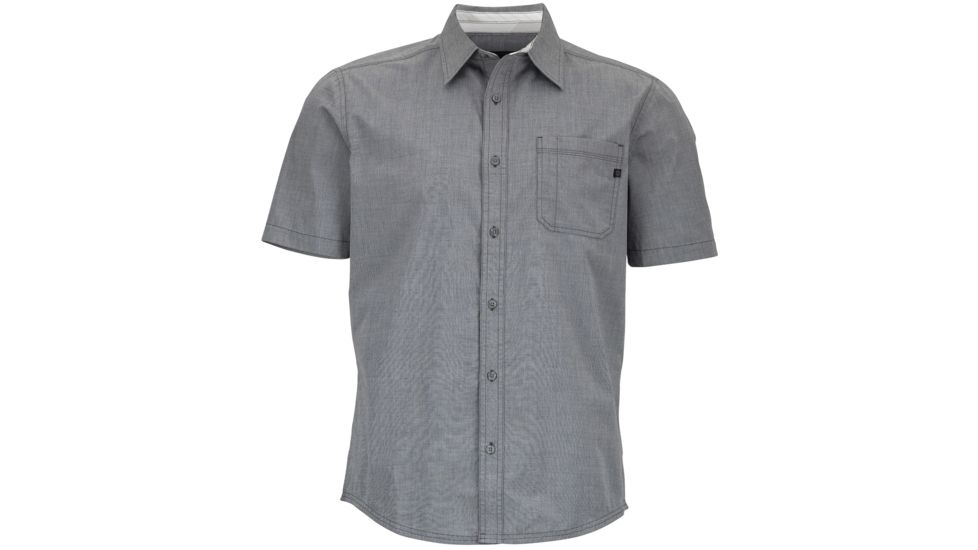 Dorset Short Sleeve Shirt - Mens-Slate Grey-Small