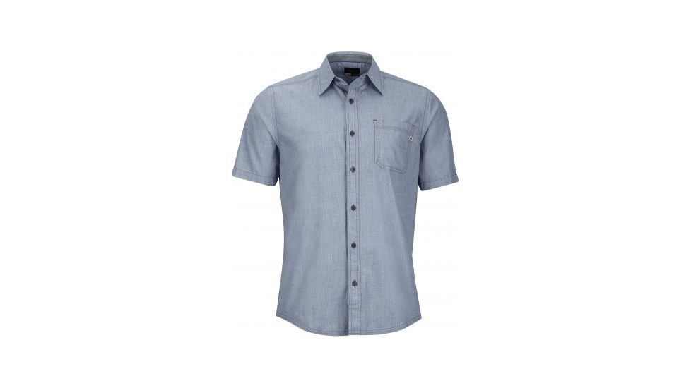 Marmot Dorset Short Sleeve Shirt - Mens-Vintage Navy-X-Large