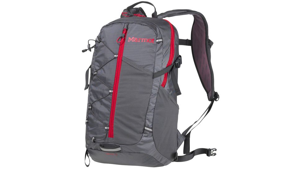 Marmot Draft 20 Backpack,Cinder/Team Red MAR0979-CDR-TR