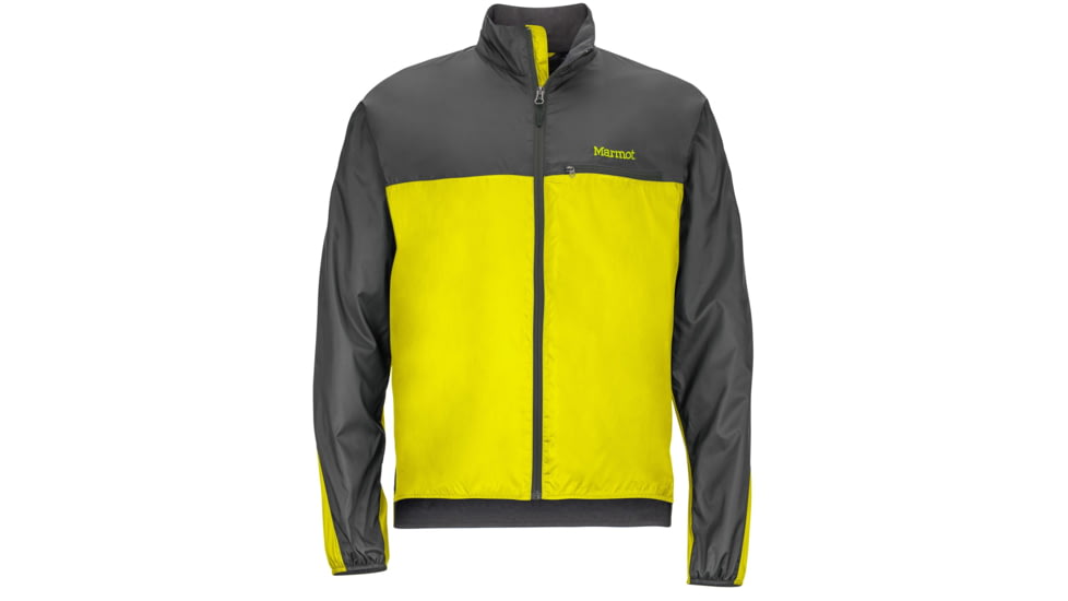 Marmot DriClime Windshirt - Men's-Bright Lichen/Dark Zinc-Small