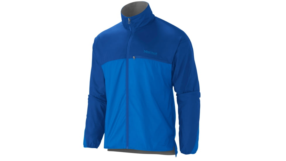 Marmot DriClime Windshirt - Mens-Cobalt Blue/Bright Navy-XX-Large