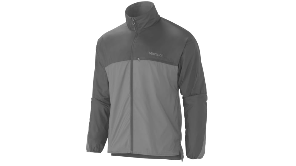 Marmot DriClime Windshirt - Mens-Cinder/Slate Grey-Small