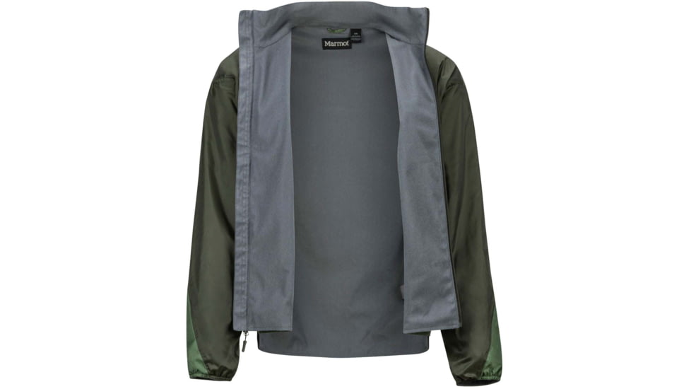 Marmot DriClime Windshirt - Mens, Crocodile/Rosin Green, Small, 51020-4850-Small