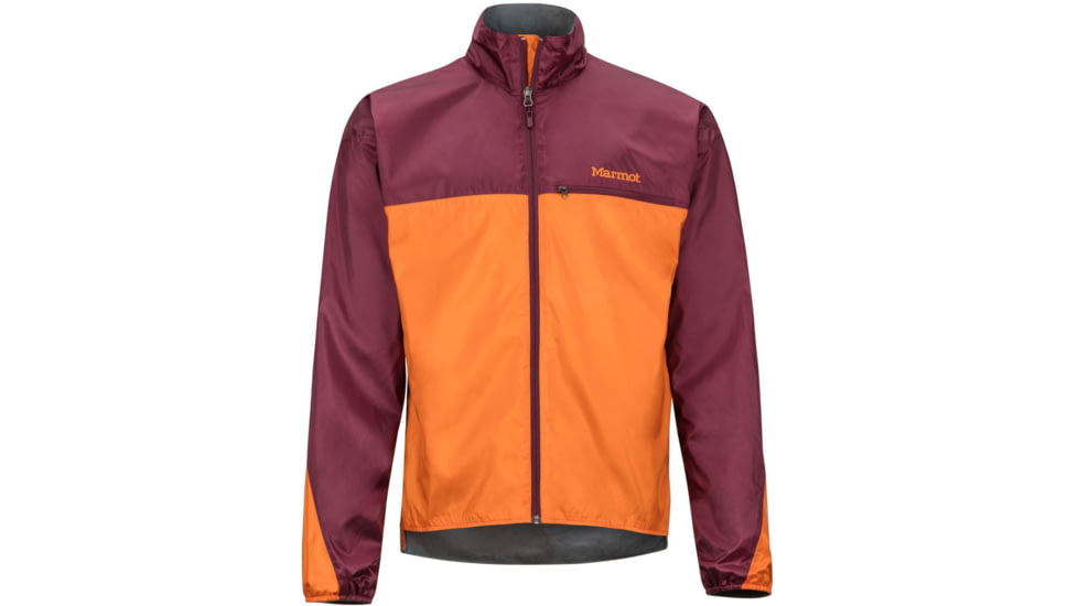 Marmot DriClime Windshirt - Mens, Hawaiian Sunset/Fig, Large, 51020-9452-HS/F-L