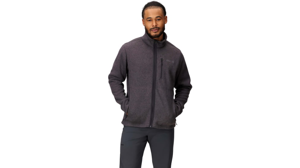 Marmot Drop Line Jacket - Men's, Black Heather, Extra Large, 195115321895