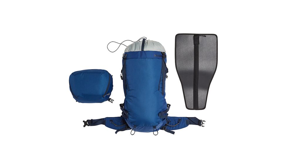 Marmot Eiger Rock Pack, Estate Blue/Total Eclipse, One Size, 38220-3544-ONE
