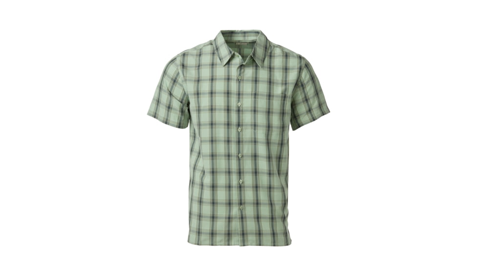 Marmot Eldridge Novelty Classic Short Sleeve - Mens, Frosty Green Oliver Plaid, Large, M10665-23317-L