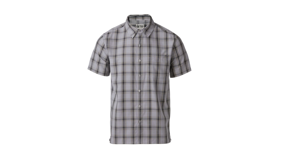 Marmot Eldridge Novelty Classic Short Sleeve - Mens, Sleet Oliver Plaid, Medium, M10665-23614-M