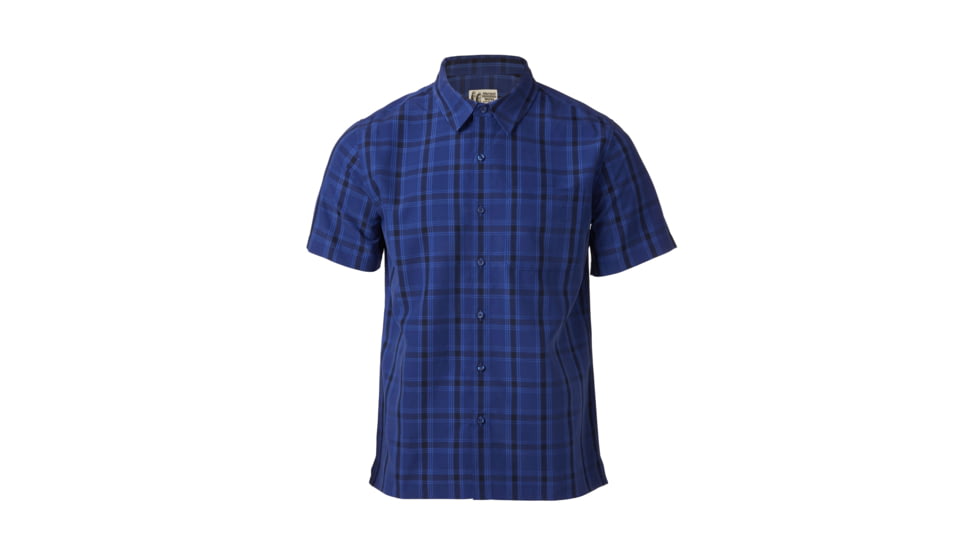 Marmot Eldridge Novelty Classic Short Sleeve - Mens, Twilight Blue Oliver Plaid, Large, M10665-23322-L