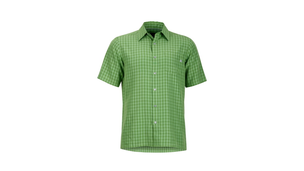 Marmot Eldridge Short Sleeve Shirt - Men's-Field Green-X-Large