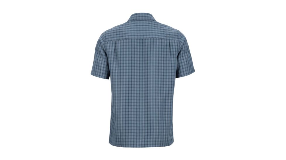 Marmot Eldridge Short Sleeve Shirt - Mens, Steel Onyx, Large, 62220-1515-L