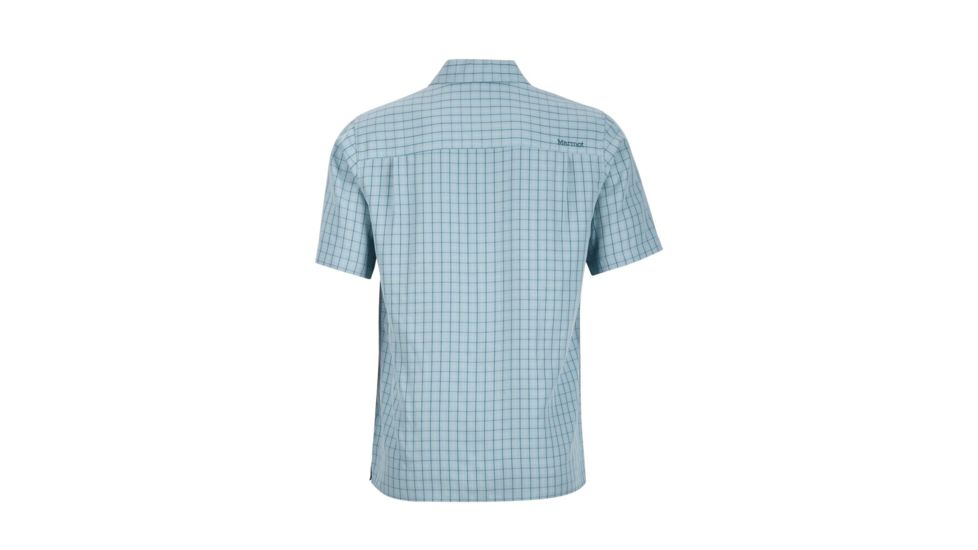 Marmot Eldridge Short Sleeve Shirt - Mens, Blue Granite, L 62220-3967-L