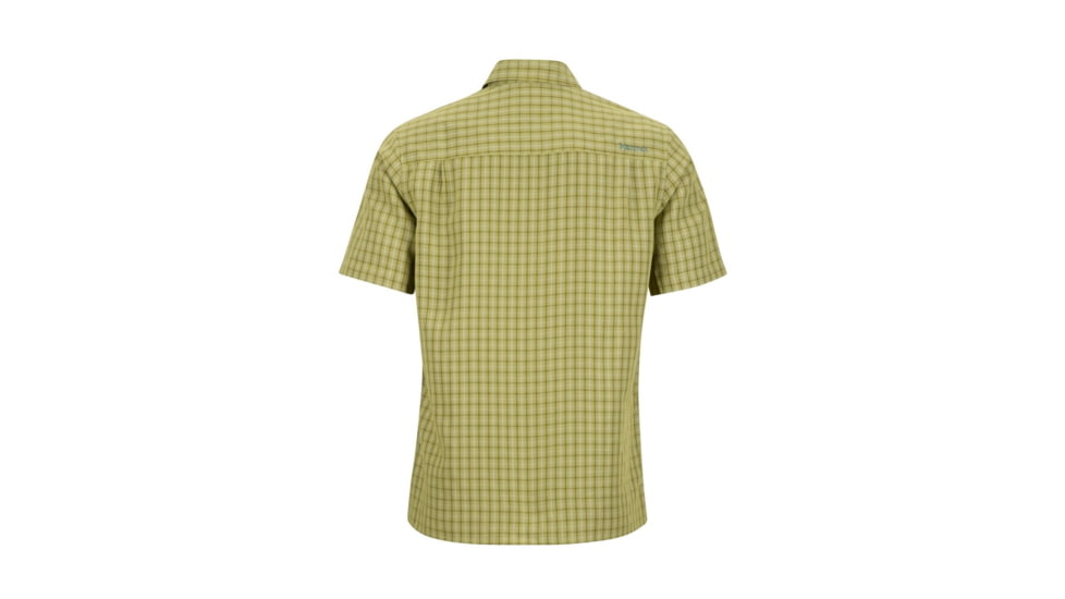 Marmot Eldridge Short Sleeve Shirt - Mens, Wheatgrass, Extra Large 62220-4423-XL