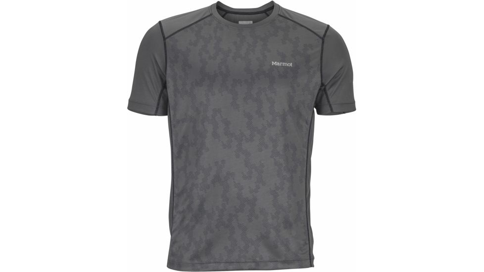 Marmot Elevate Short Sleeve Tee - Men's-Slate Grey-Medium