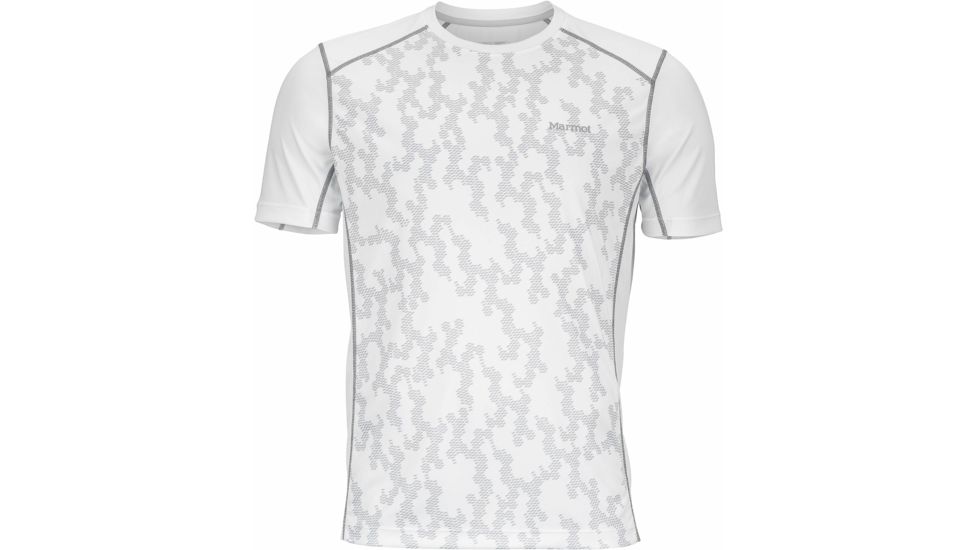 Marmot Elevate Short Sleeve Tee - Men's-White-Medium