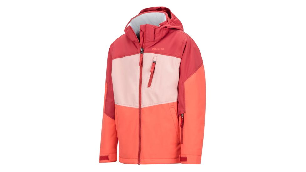Marmot Elise Jacket - Girls, Living Coral/Desert Red, M, 78270-5795-M