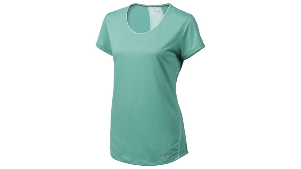 Marmot Essential Short Sleeve Tee - Women's-Gem Green/Ice Green-Small