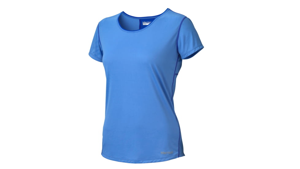 Marmot Essential Short Sleeve Tee - Women's-Light Astral Blue-X-Small