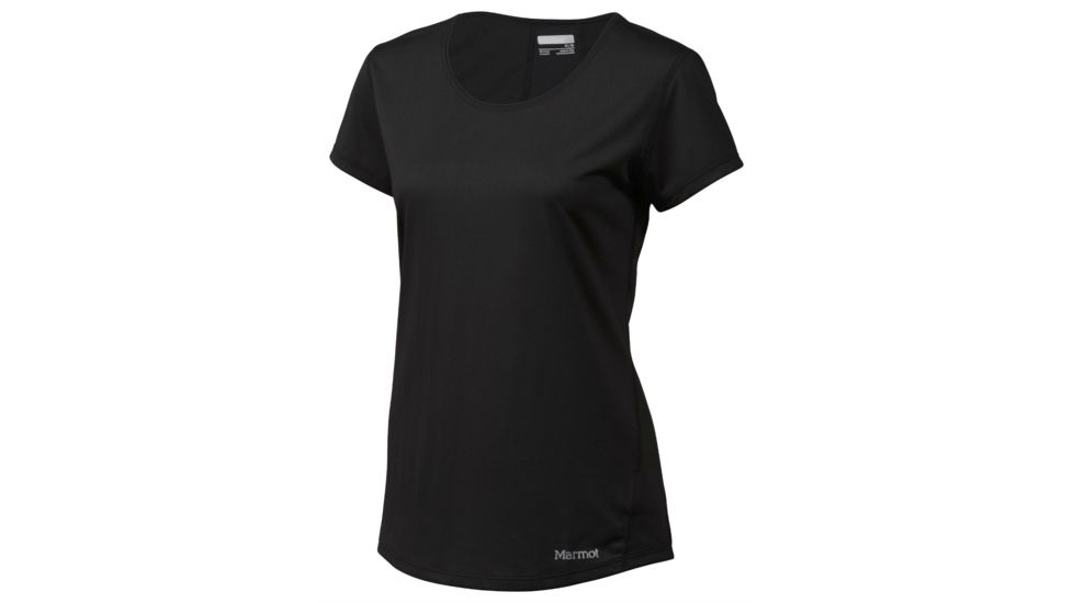 Essential Short Sleeve Tee - Womens-Black-X-Small