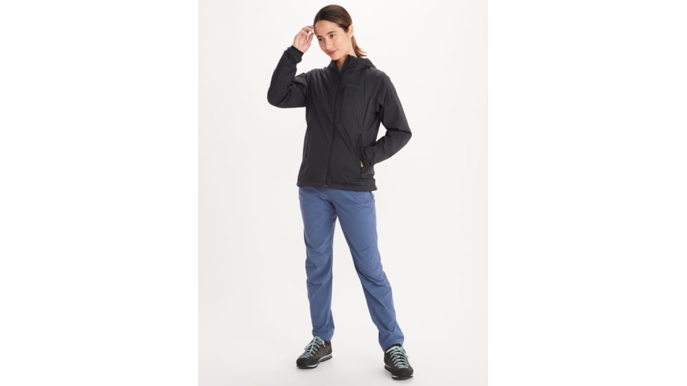 Marmot Ether DriClime Hoody - Womens, Black, Medium, M12391-001-M