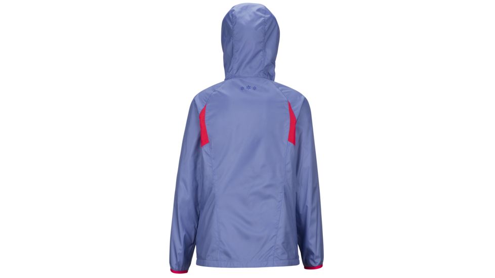 Marmot Ether Hoody - Girl's, Periwinkle/Bright Pink, Large 56190-3770-L