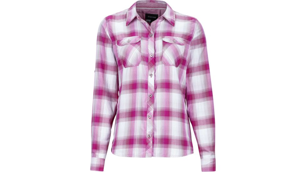 Marmot Evelyn Long Sleeve - Women's-Bright Fuchsia-Small