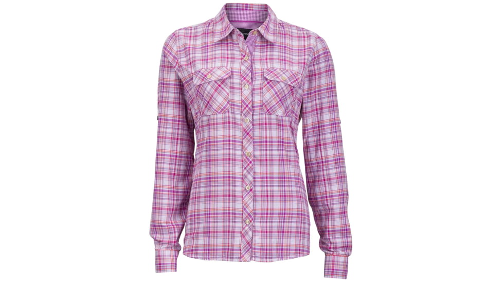 Marmot Evelyn Long Sleeve - Women's-Vibrant Fuchsia-Medium