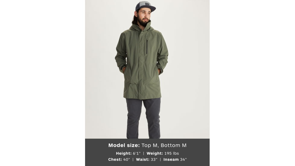 Marmot EVODry Kingston Jacket - Mens, Crocodile, Small, 41150-4764-S