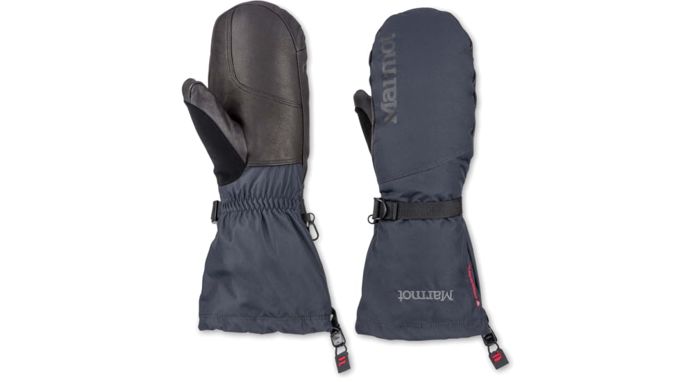 Marmot Expedition Mitts - Unisex, Black, Extra Small, 11600-001-XS