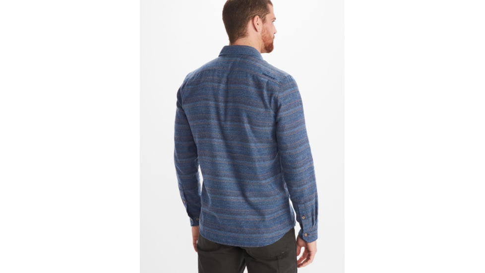 Marmot Fairfax Heathered Midweight Flannel - Mens, Arctic Navy, Small, M13557-2975-S