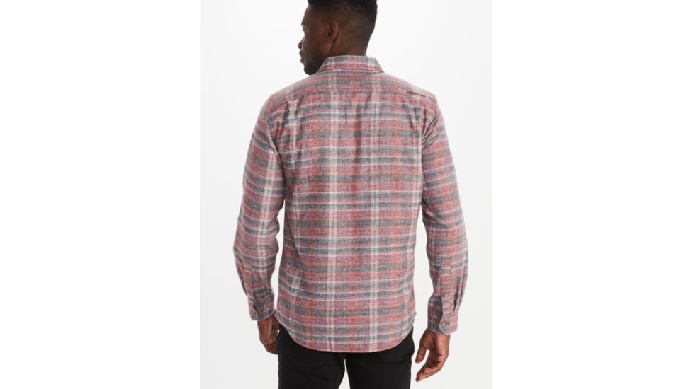 Marmot Fairfax Heathered Midweight Flannel - Mens, Port Royal, Extra Large, M13557-6257-XL