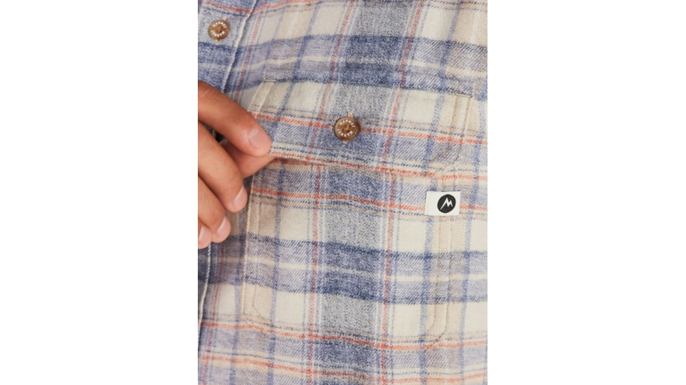 Marmot Fairfax Heathered Midweight Flannel - Mens, Sandbar, Extra Large, M13557-7829-XL