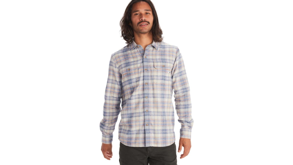 Marmot Fairfax Heathered Midweight Flannel - Mens, Sandbar, Extra Large, M13557-7829-XL