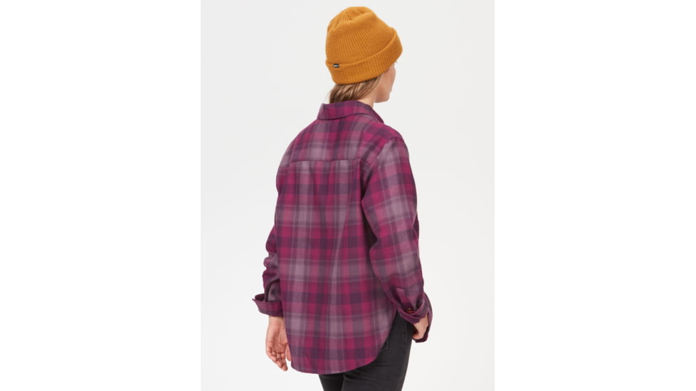 Marmot Fairfax Lightweight Boyfriend Flannel - Womens, Bright Fuchsia, Extra Small, M14835-6877-XS