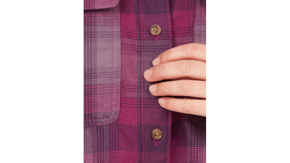 Marmot Fairfax Lightweight Boyfriend Flannel - Womens, Bright Fuchsia, Extra Small, M14835-6877-XS