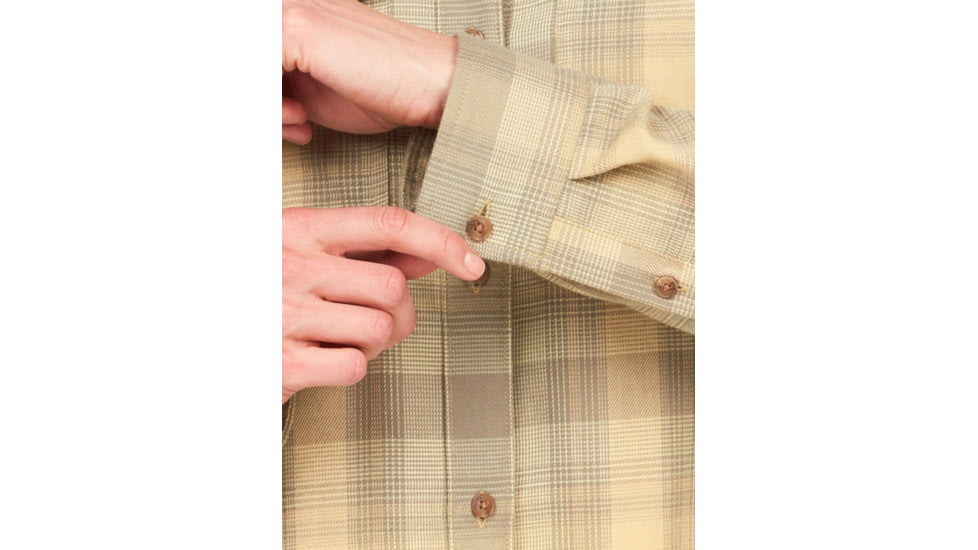 Marmot Fairfax Lightweight Boyfriend Flannel - Womens, Wheat, Medium, M14835-7035-M