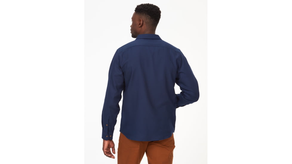 Marmot Fairfax Lightweight Long Sleeve Flannel - Mens, Arctic Navy, Large, M14657-2975-L