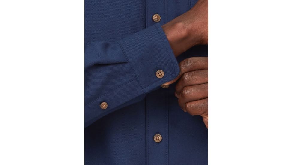 Marmot Fairfax Lightweight Long Sleeve Flannel - Mens, Arctic Navy, Large, M14657-2975-L