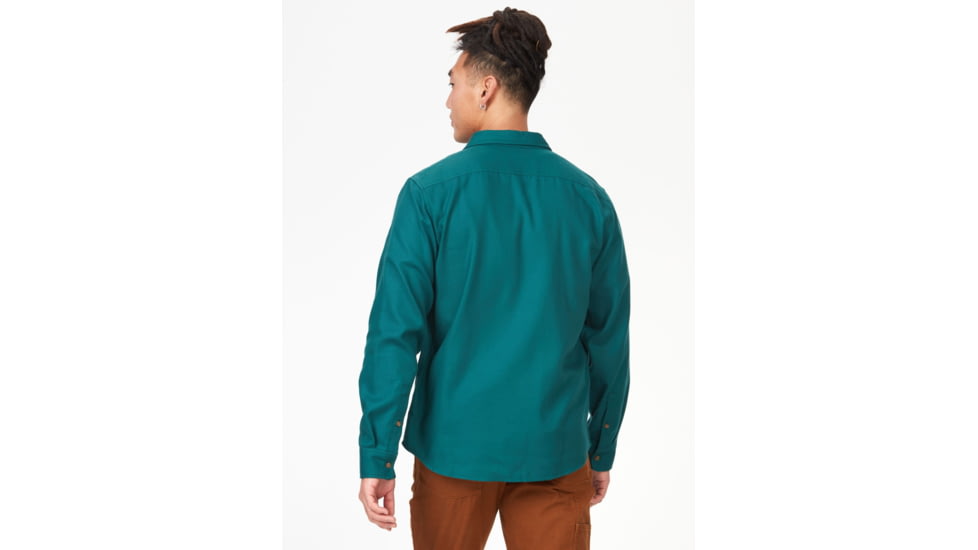 Marmot Fairfax Lightweight Long Sleeve Flannel - Mens, Dark Jungle, Small, M14657-22261-S