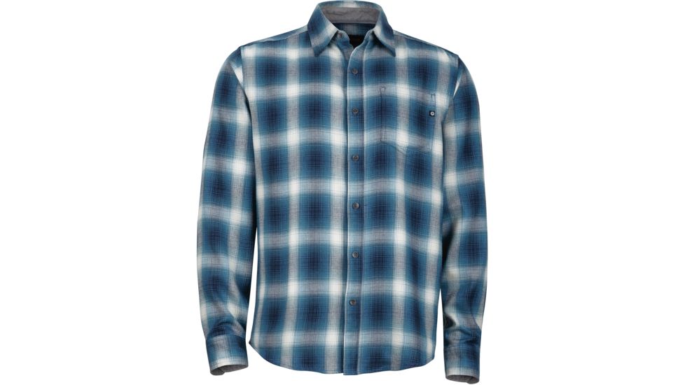 Marmot Fairfax Long Sleeve Flannel-Denim-Small