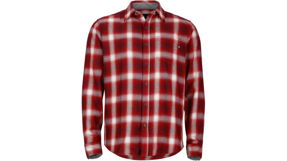 Marmot Fairfax Long Sleeve Flannel-Fire-Large