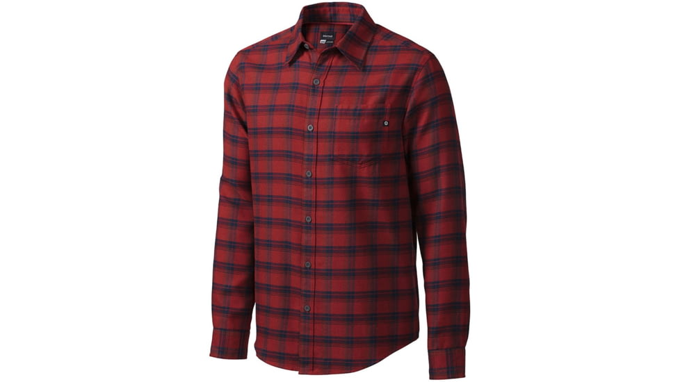 Marmot Fairfax Long Sleeve Flannel-Redstone Heather-XX-Large